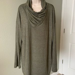 Soft and stretchy cowl neck tunic